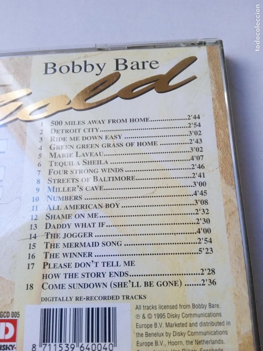 CDs de m&uacute;sica: BOBBY BARE Gold Country - Foto 3