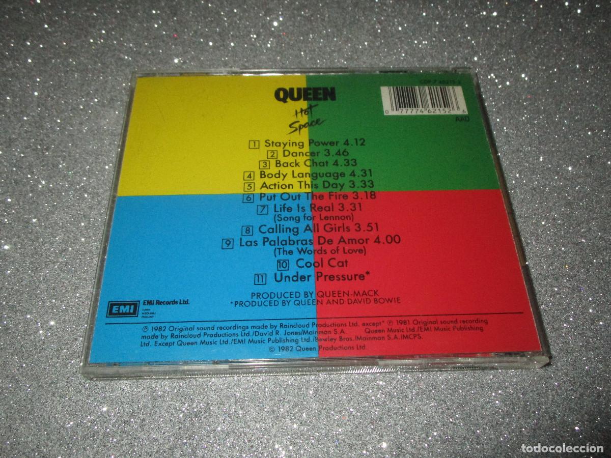 CDs de m&uacute;sica: QUEEN ( HOT SPACE ) - CD - CDP 7 46215 2 - BACK CHAT - COOL CAT - DANCER ... - Foto 3