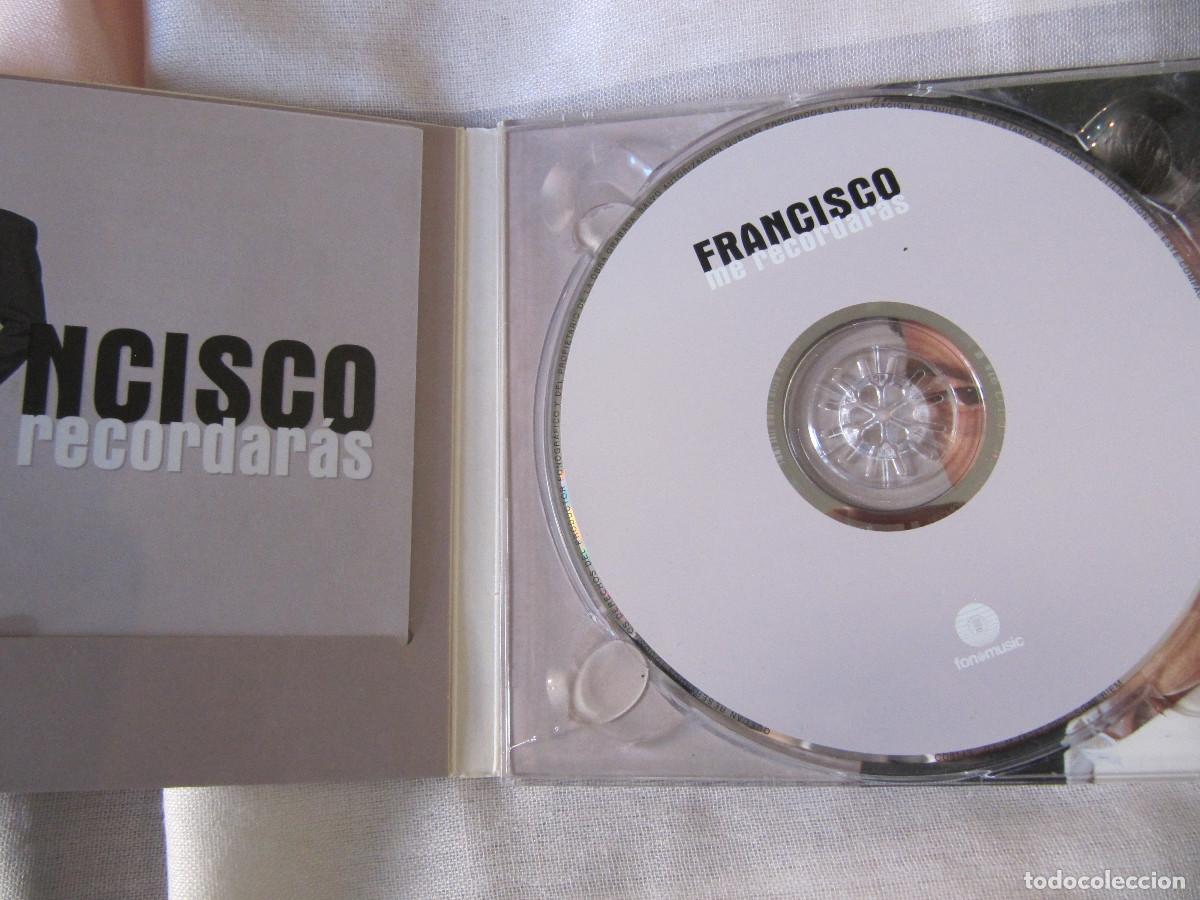 CDs de m&uacute;sica: FRANCISCO ME RECORDARAS 12 TRACKS CD - Foto 3