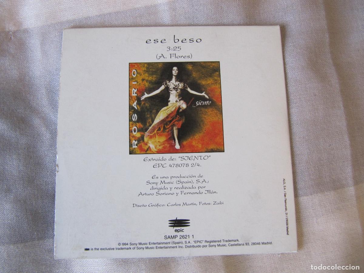 CDs de m&uacute;sica: ROSARIO. ESE BESO CD SINGLE - Foto 2
