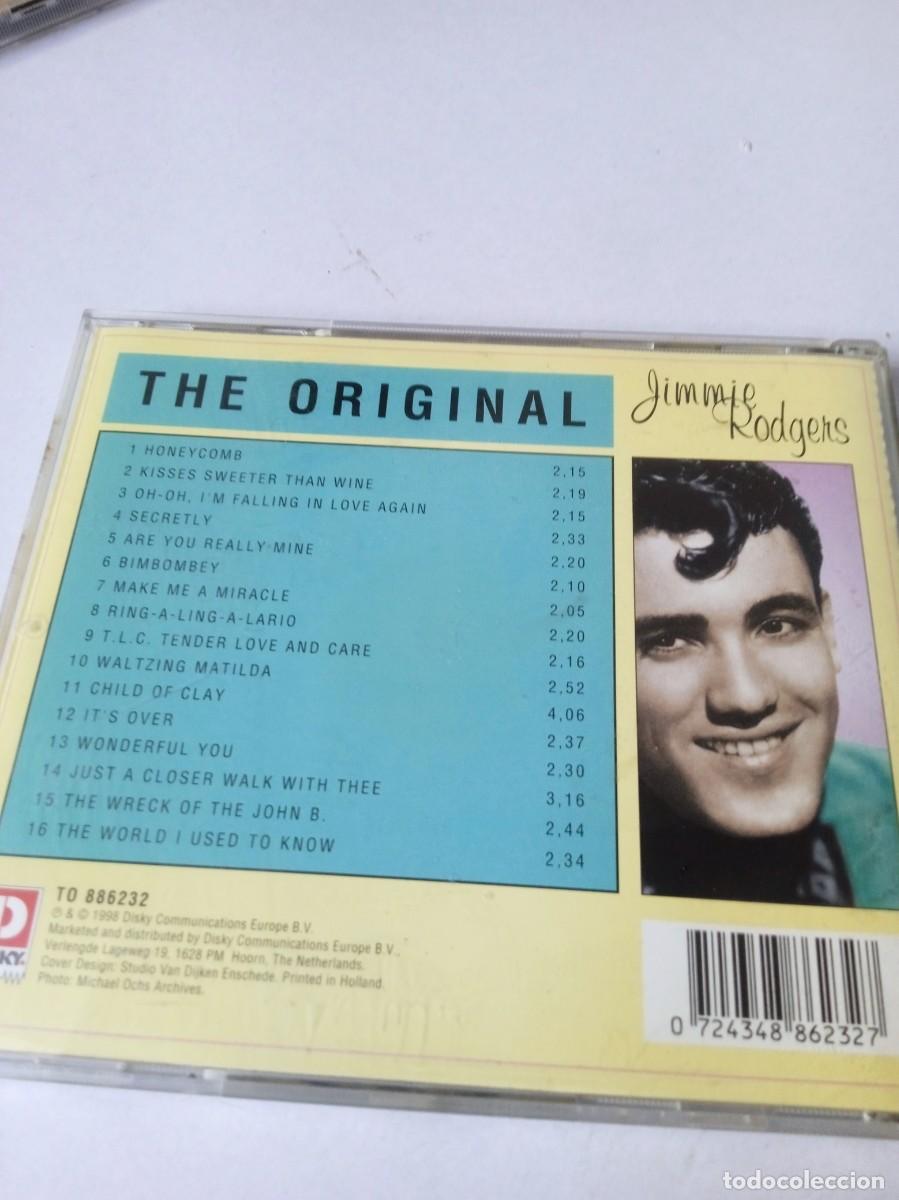 CDs de m&uacute;sica: JIMMIE RODGES The original - Foto 3