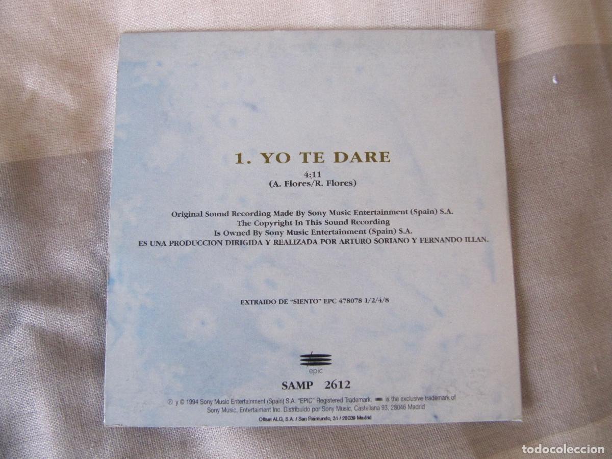 CDs de m&uacute;sica: ROSARIO - YO TE DARE ( CD SINGLE ) - Foto 2