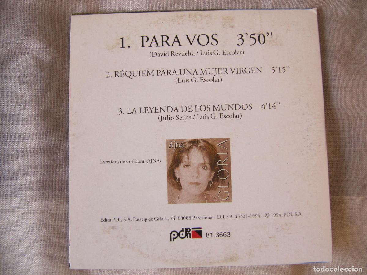 CDs de m&uacute;sica: GLORIA PARA VOS CD SINGLE - Foto 3