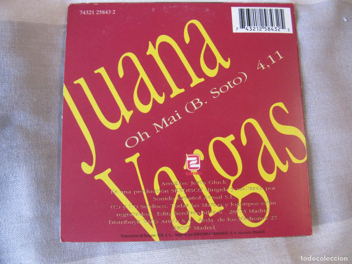 CDs de m&uacute;sica: JUANA VARGAS / OH MAI CD SINGLE - Foto 2
