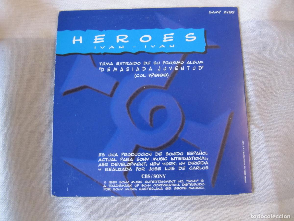 CDs de m&uacute;sica: IVAN IVAN HEROES PROMO CD SINGLE - Foto 2