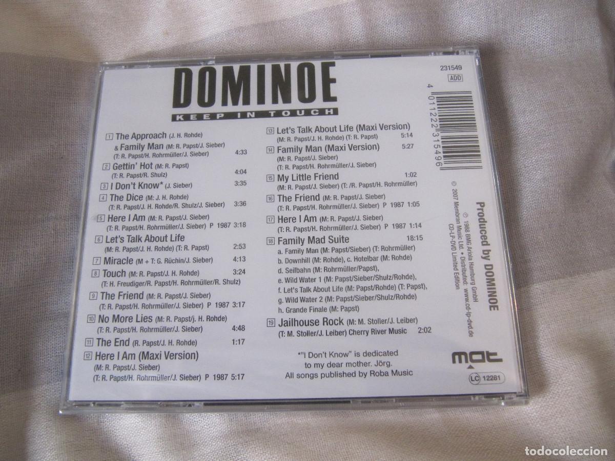 CDs de m&uacute;sica: Dominoe &ndash; Keep In Touch CD PRECINTADO AOR - Foto 2