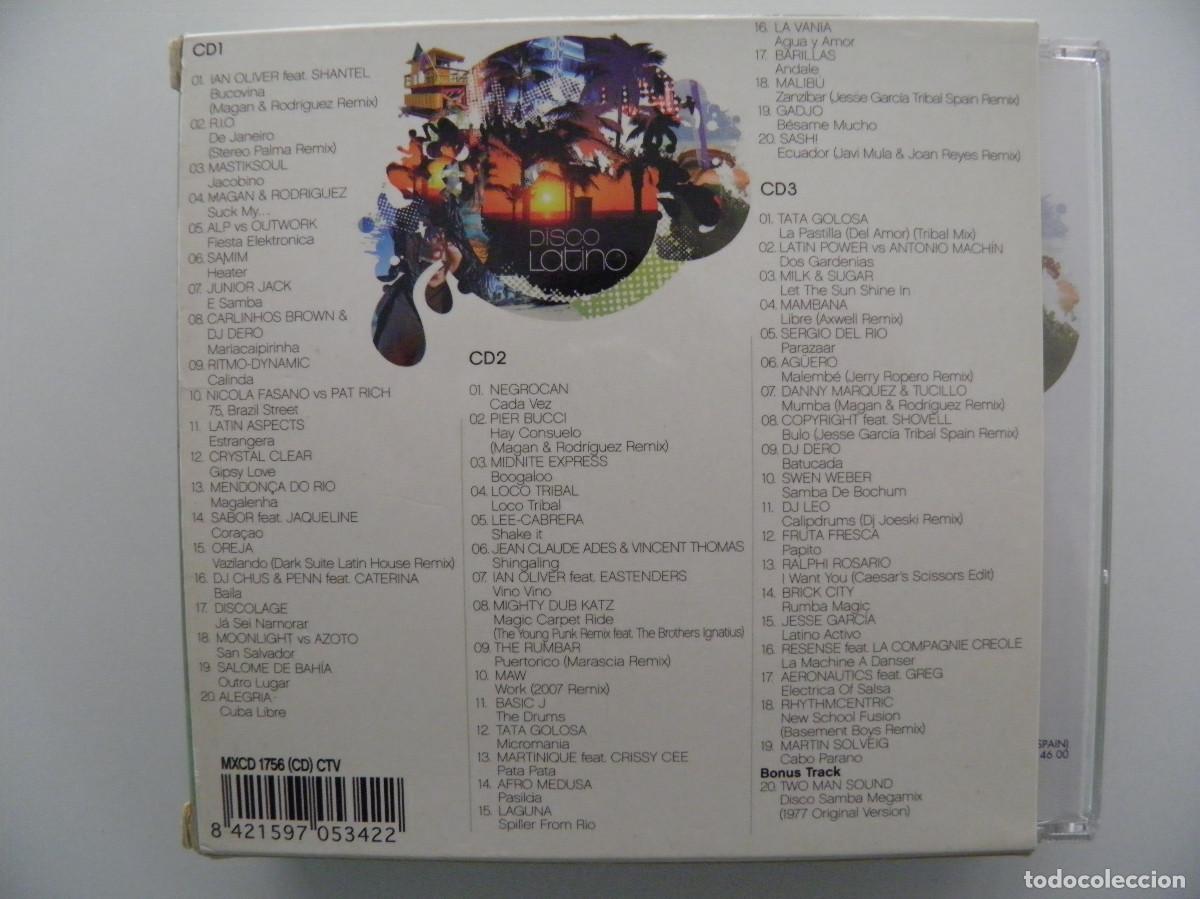 CDs de m&uacute;sica: DISCO LATINO - PACK CON 3 CDs - Foto 4