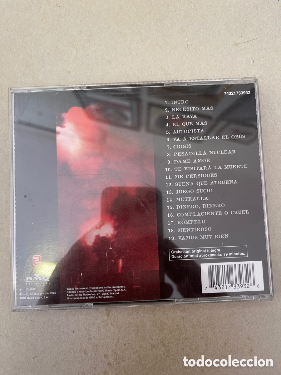 CDs de m&uacute;sica: Obus. En directo 21-2-87 - Foto 2
