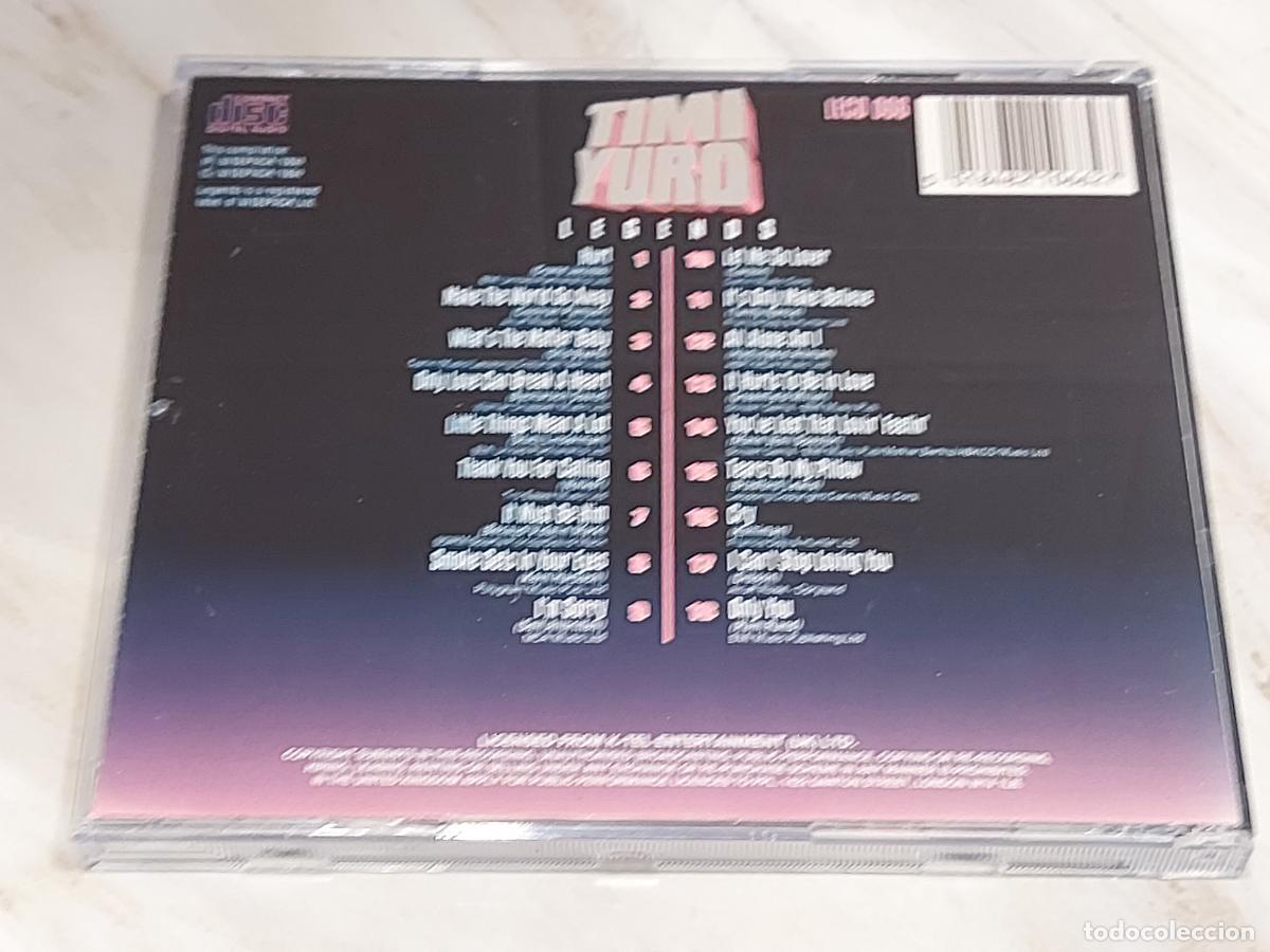CDs de m&uacute;sica: TIMI YURO / LEGENDS / CD CON 18 TEMAS / IMPECABLE - Foto 3