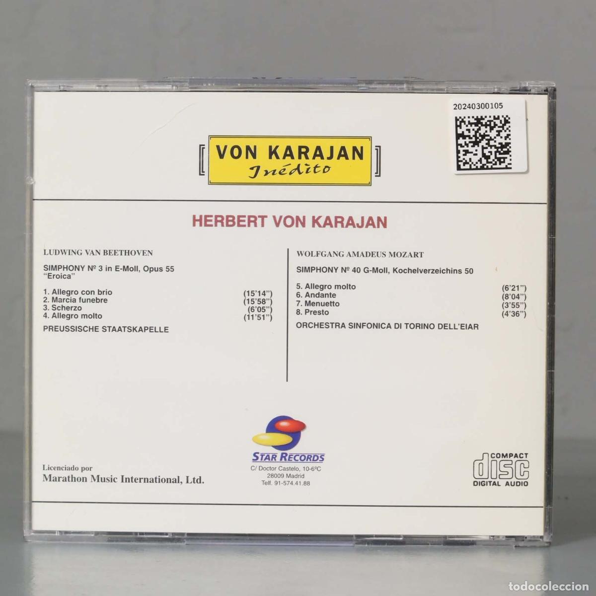 CDs de m&uacute;sica: CD. INEDITO KARAJAN 6 - Foto 2