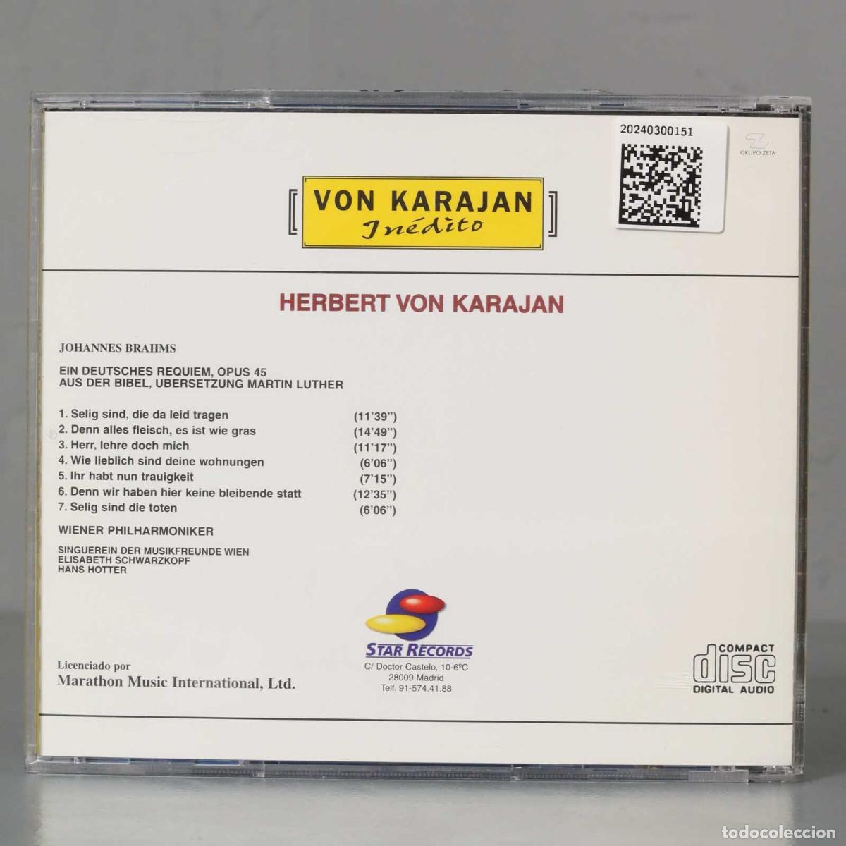 CDs de m&uacute;sica: CD. INEDITO KARAJAN 7 - Foto 2