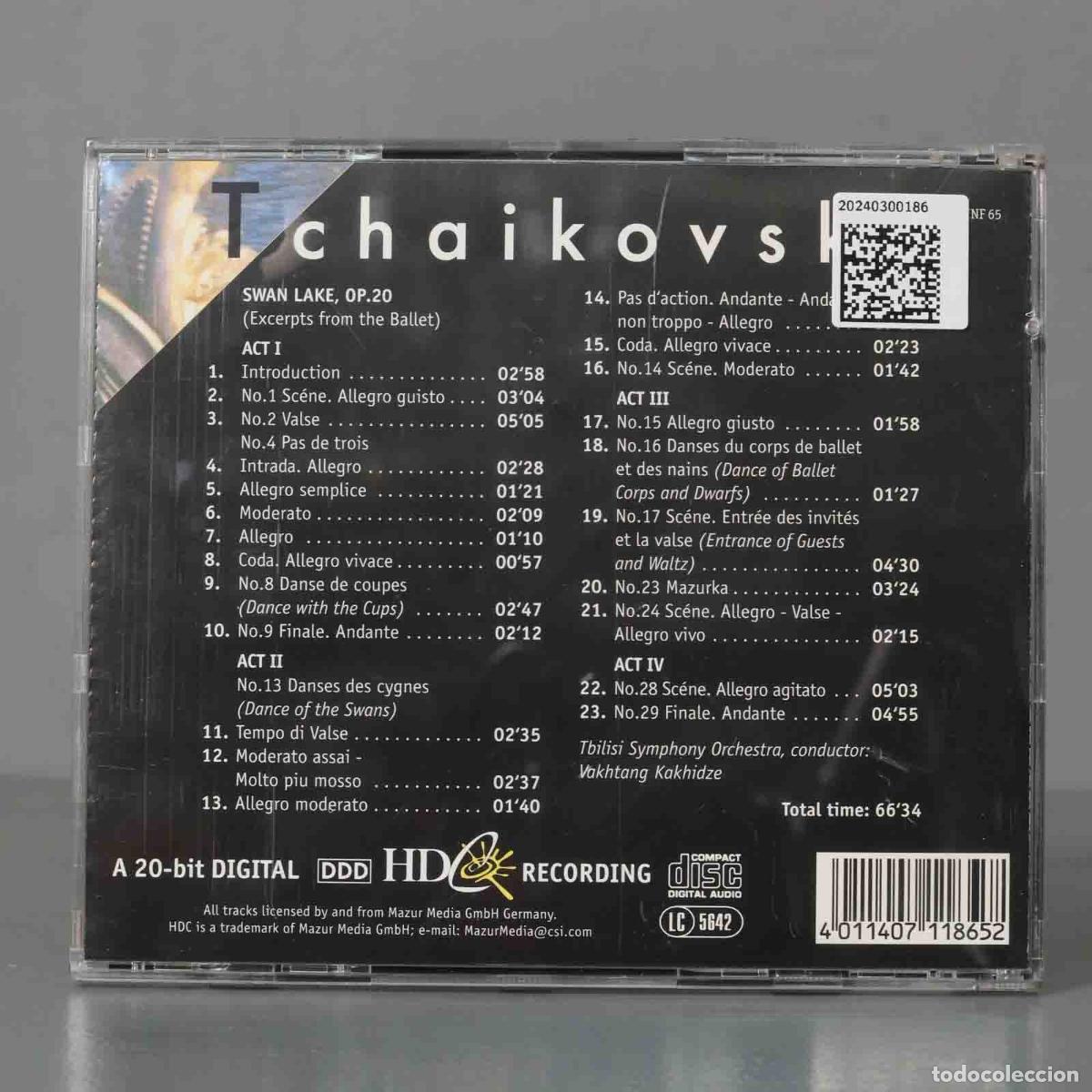 CDs de m&uacute;sica: CD. Tchaikovsky . OP.20. MAIS - Foto 2