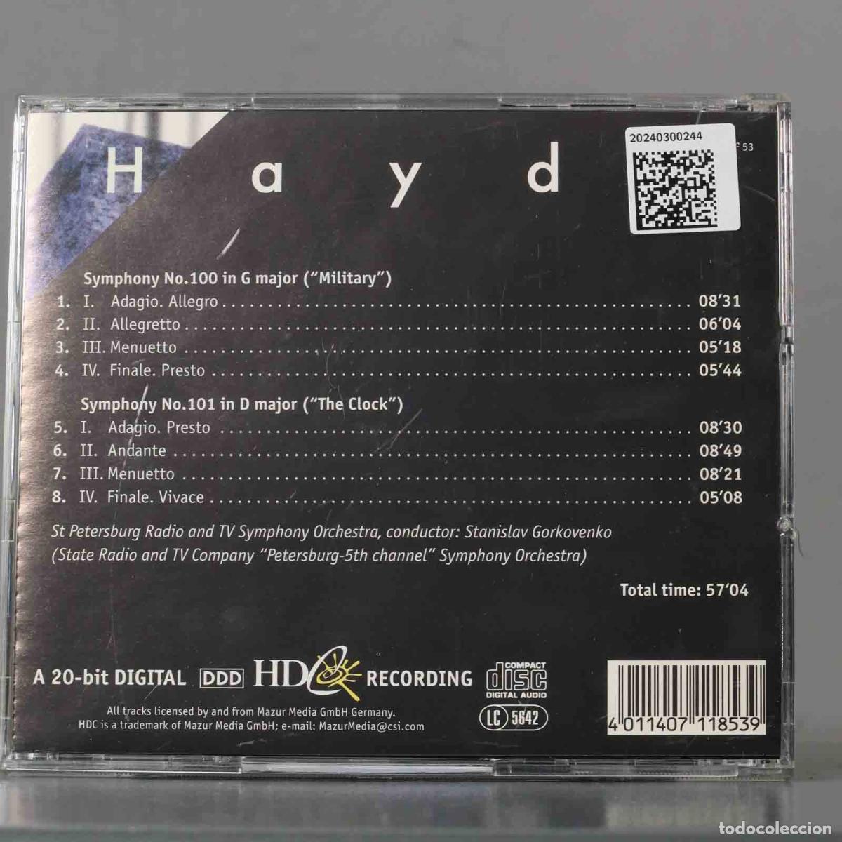 CDs de m&uacute;sica: CD. HAYDN. SYMPHONY 100 101. MAIS - Foto 2