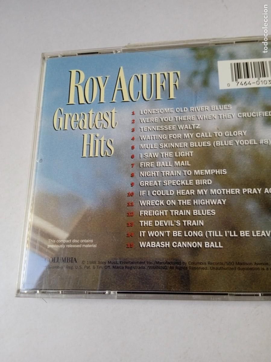CDs de m&uacute;sica: ROY ACUFF Greates Hits - Foto 3