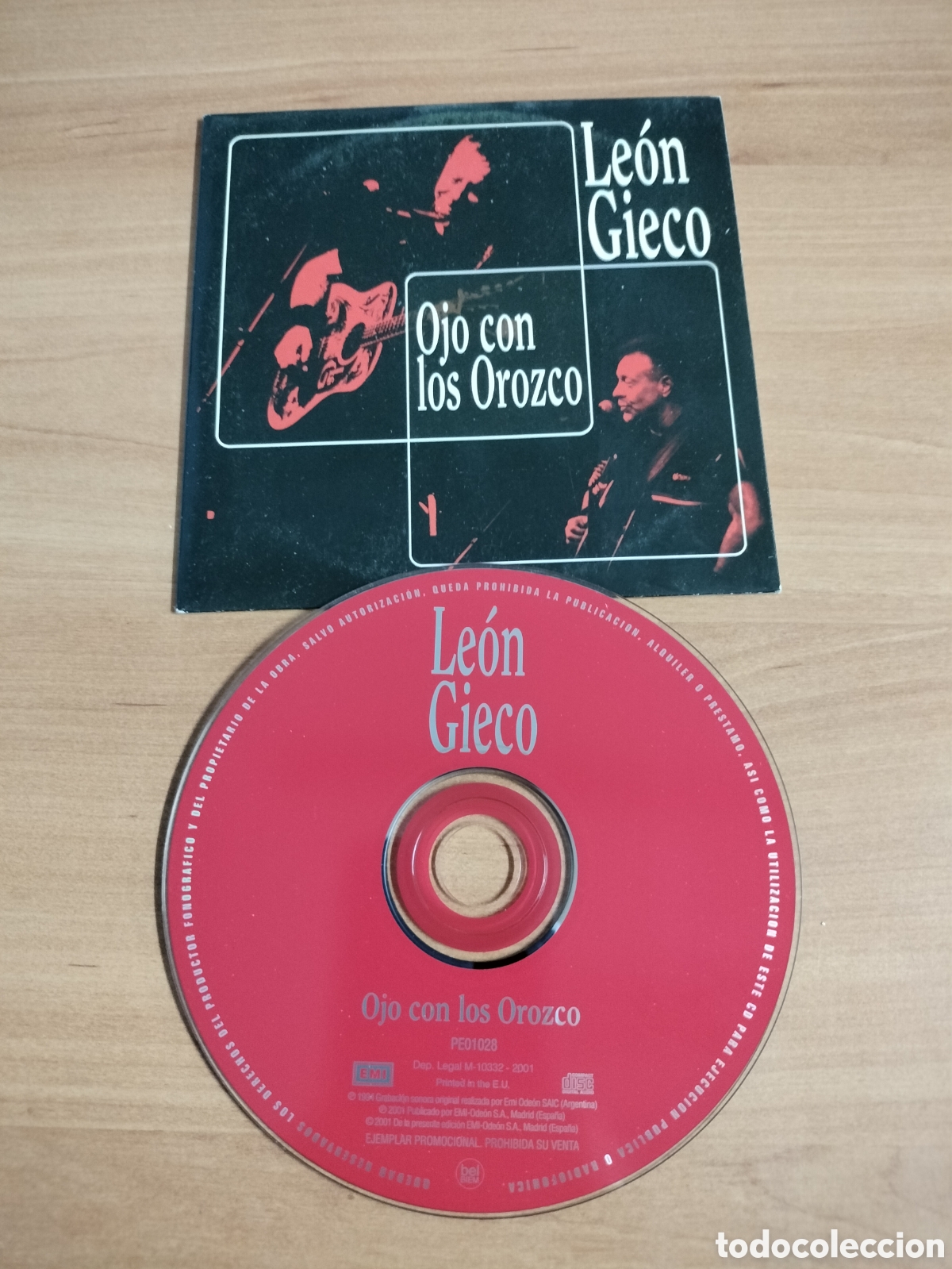 CDs de m&uacute;sica: Le&oacute;n Gieco - Ojo con los Orozco - CD single 1 canci&oacute;n - Foto 1
