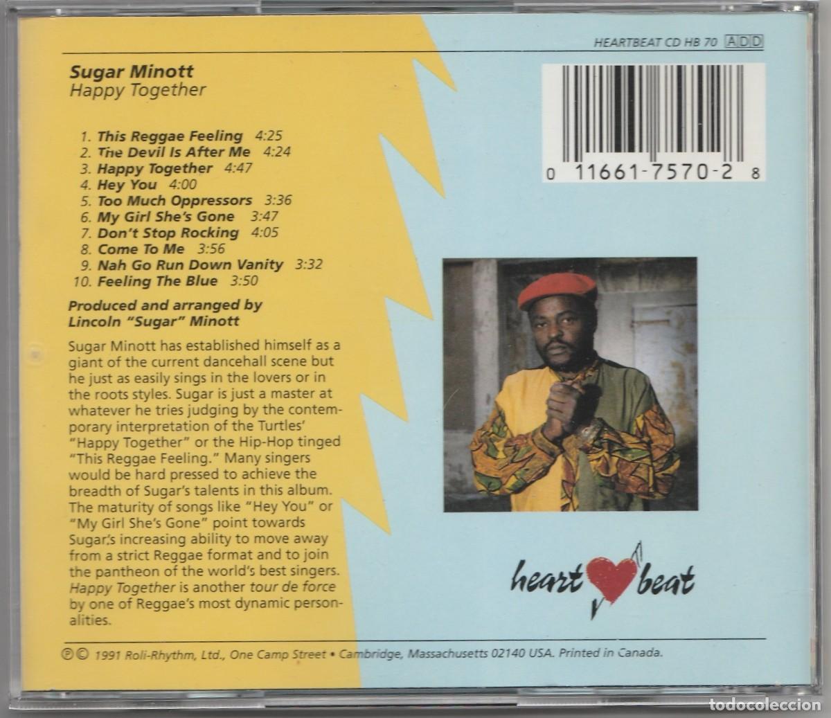 CDs de m&uacute;sica: CD SUGAR MINOTT - HAPPY TOGETHER - REGGAE - Foto 2