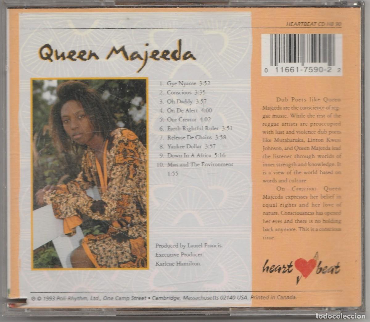 CDs de m&uacute;sica: CD QUEEN MAJEEDA - CONSCIONS - REGGAE - Foto 2
