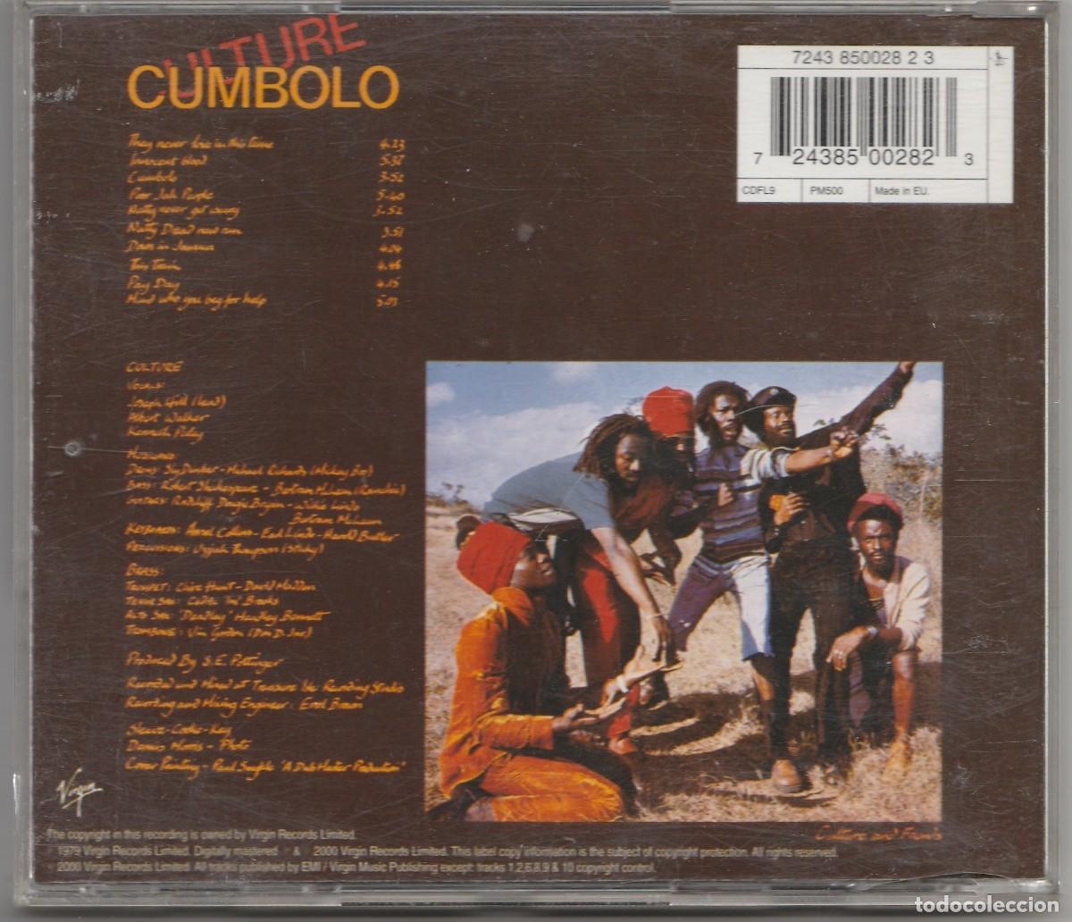 CDs de m&uacute;sica: CD CULTURE - CUMBOLO - REGGAE - Foto 2