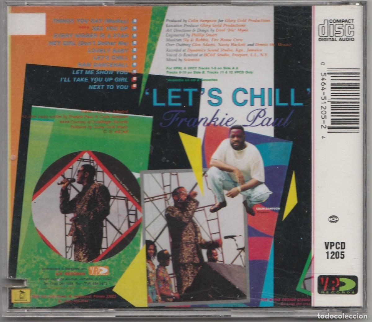 CDs de m&uacute;sica: CD FRANKIE PAUL - LETS CHILL - REGGAE - Foto 2