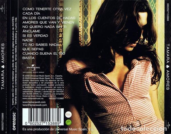 CDs de m&uacute;sica: Tamara &ndash; Amores- PRECINTADO - Foto 2