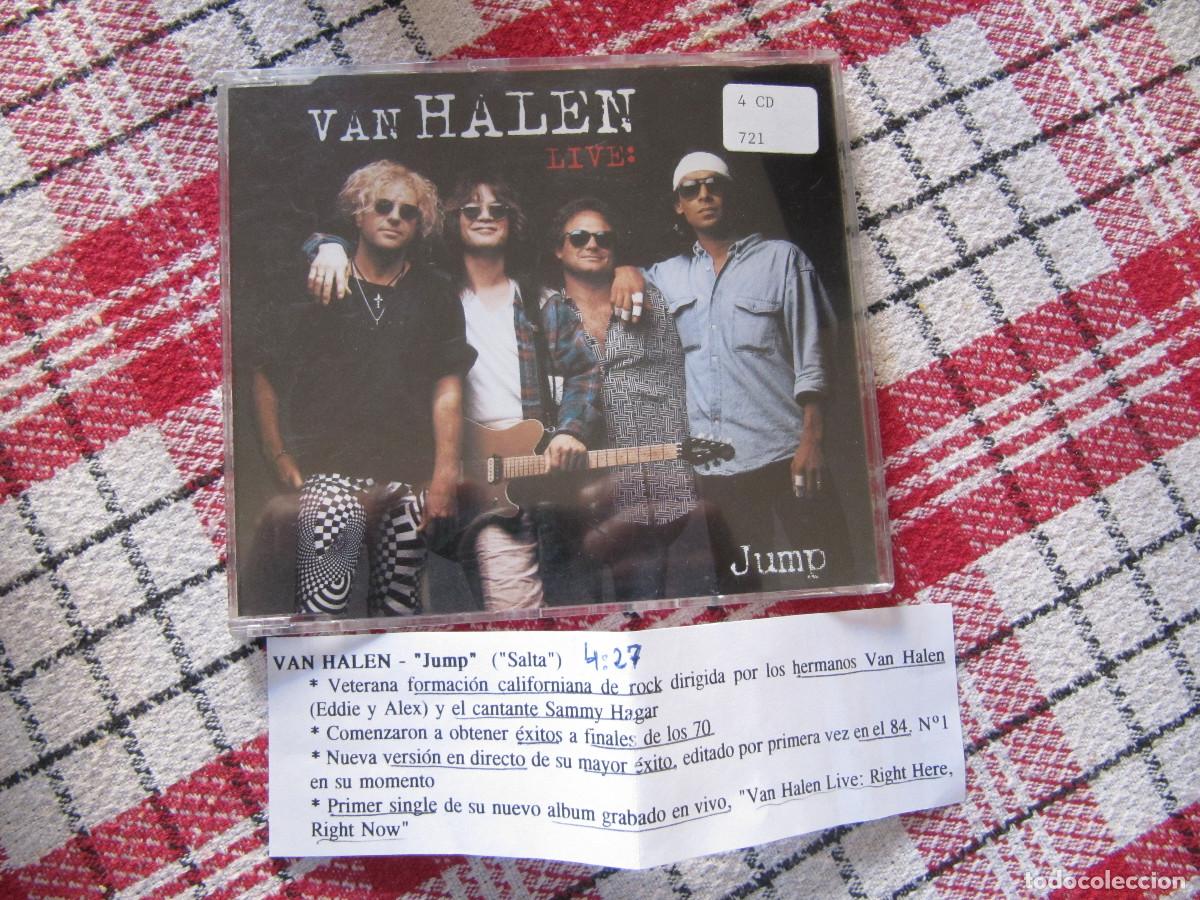 CDs de m&uacute;sica: Van Halen &ndash; Live: Jump CD SINGLE CADENA 100 - Foto 1
