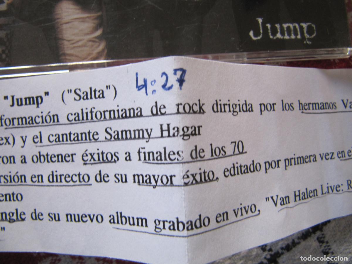 CDs de m&uacute;sica: Van Halen &ndash; Live: Jump CD SINGLE CADENA 100 - Foto 2