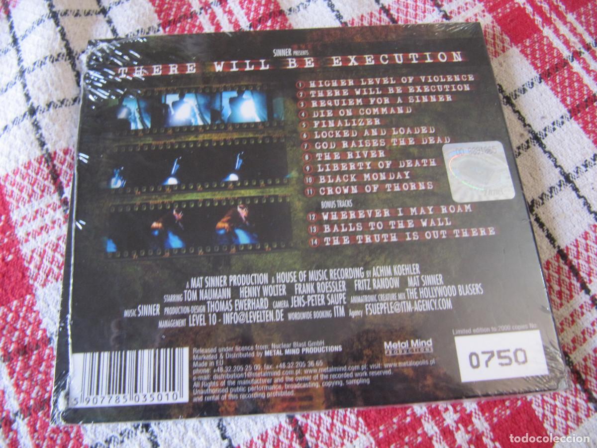 CDs de m&uacute;sica: Sinner &ndash; There Will Be Execution CD PRECINTADO EDICION LIMITADA 2000 COPIAS - Foto 2