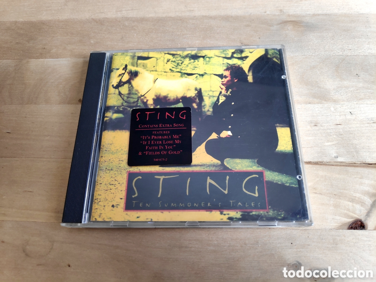 CDs de m&uacute;sica: CD. Sting. Ten Summoners Tales - Foto 1