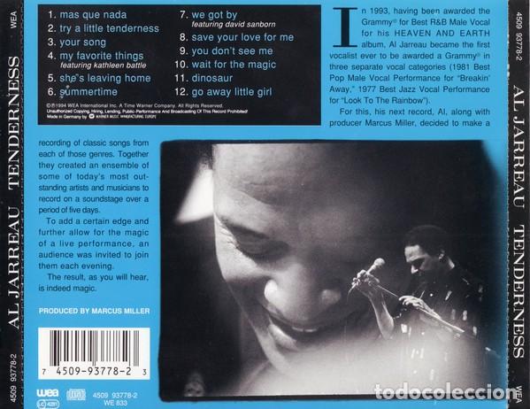CDs de m&uacute;sica: Al Jarreau - Tenderness - Foto 2