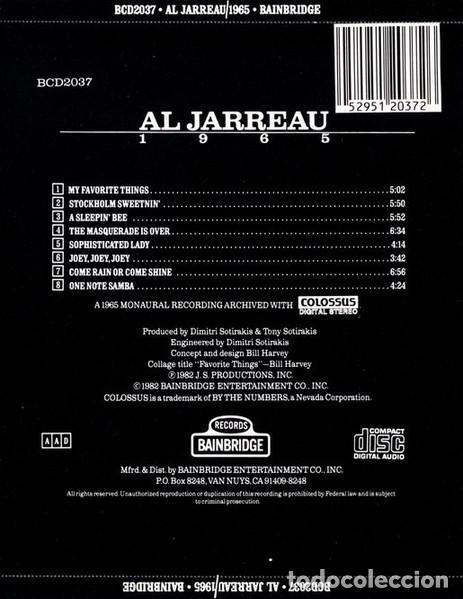 CDs de m&uacute;sica: Al Jarreau - 1965 -------------- - Foto 2