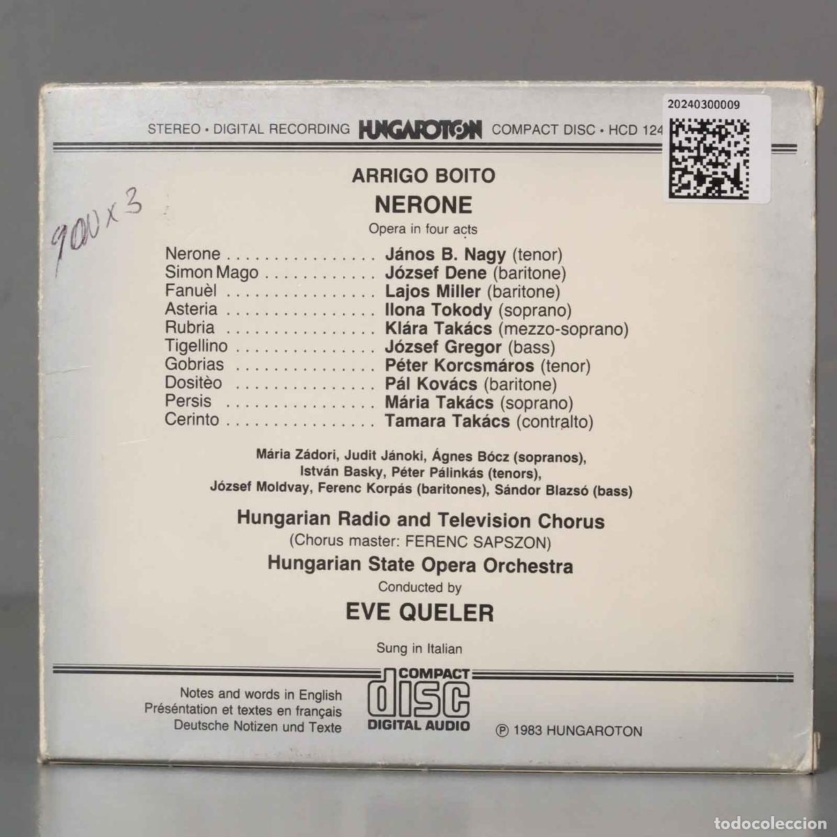 CDs de m&uacute;sica: CD. Arrigo Boito &ndash; Nerone - Foto 2