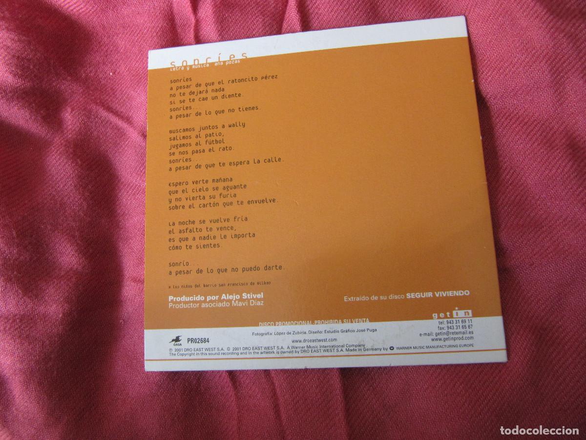 CDs de m&uacute;sica: ANA POZAS Sonries CD SINGLE - Foto 2