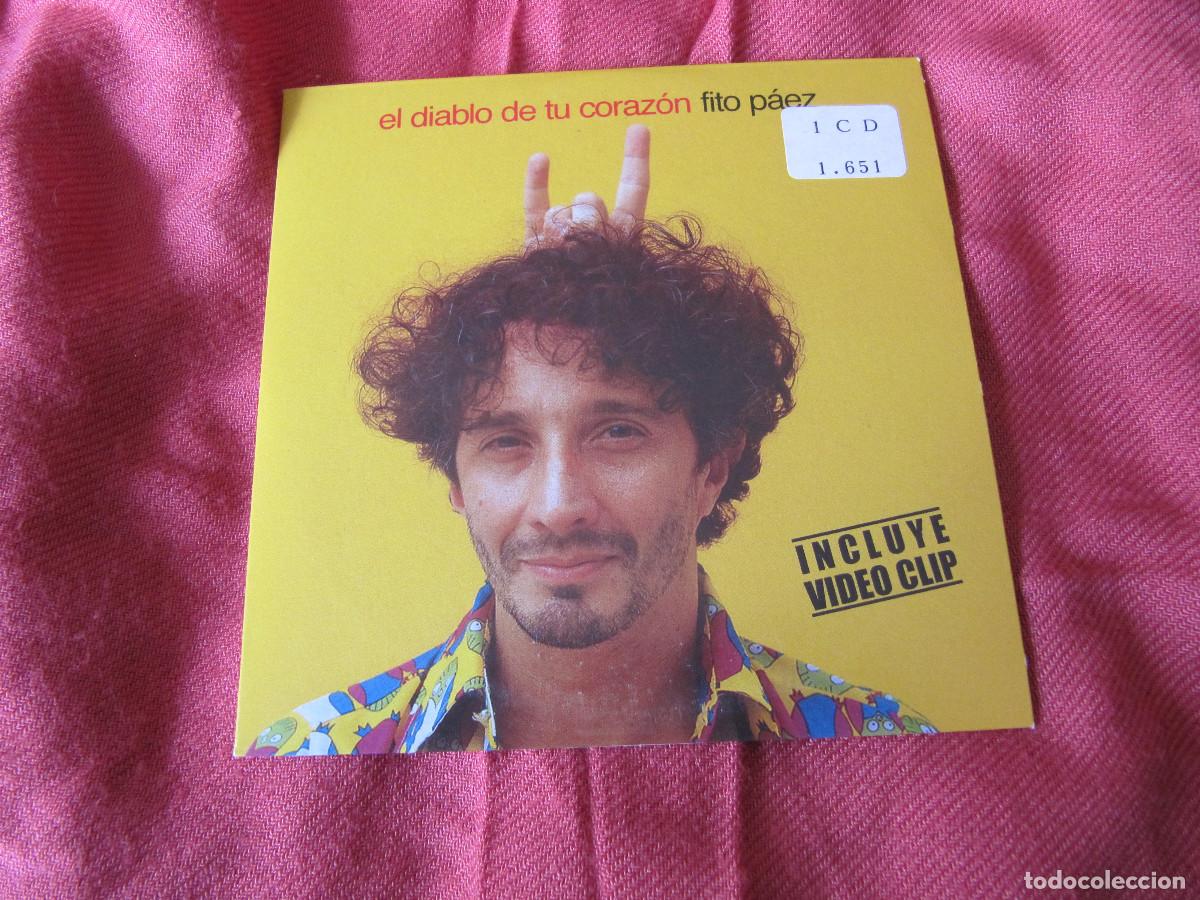 CDs de m&uacute;sica: FITO PAEZ EL DIABLO DE TU CORAZON CD SINGLE - Foto 1