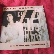 CDs de Música: PACO BELLO/ EL MALETIN DEL FINANCIERO / CD SINGLE