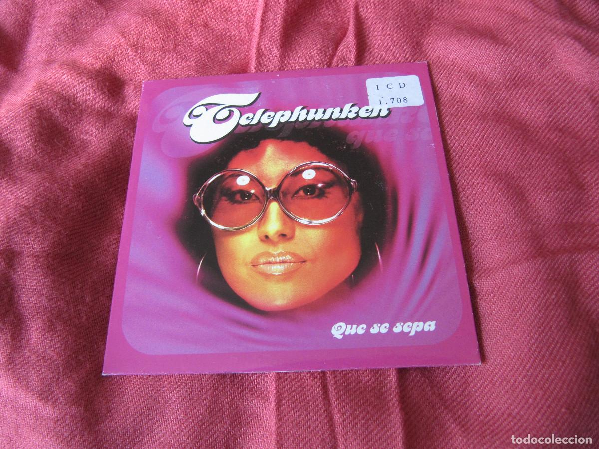 CDs de m&uacute;sica: Telephunken-Que se sepa-Cd Single - Foto 1