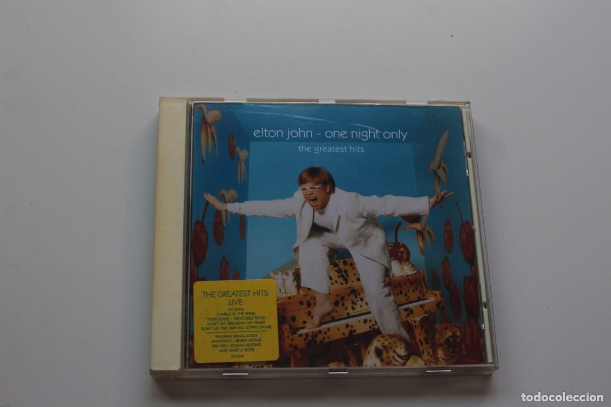 CDs de m&uacute;sica: ELTON JONH ONE NIGHT ONLY CD - Foto 1