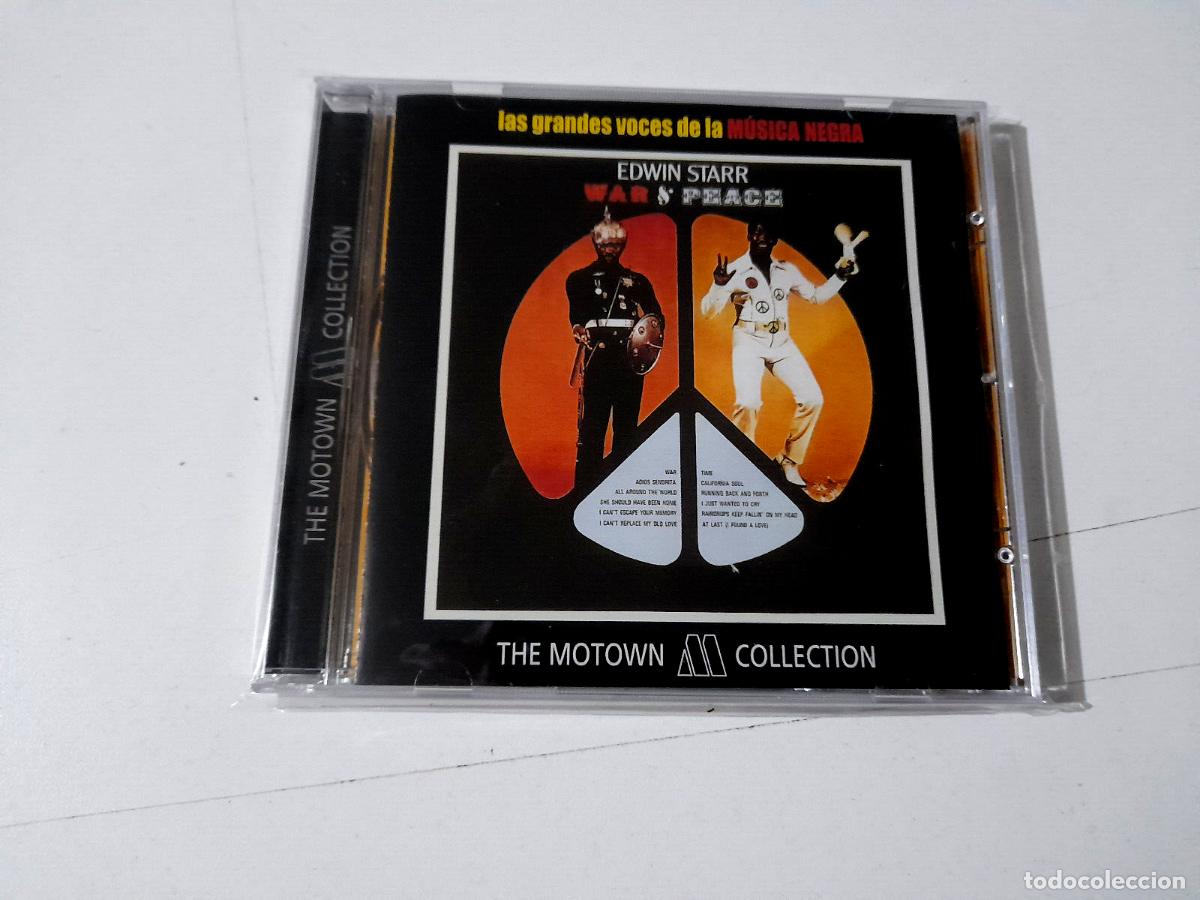 CDs de m&uacute;sica: EDWIN STARR &rdquo;WAR & PEACE&rdquo; CD 12 TRACKS COMO NUEVO - Foto 1
