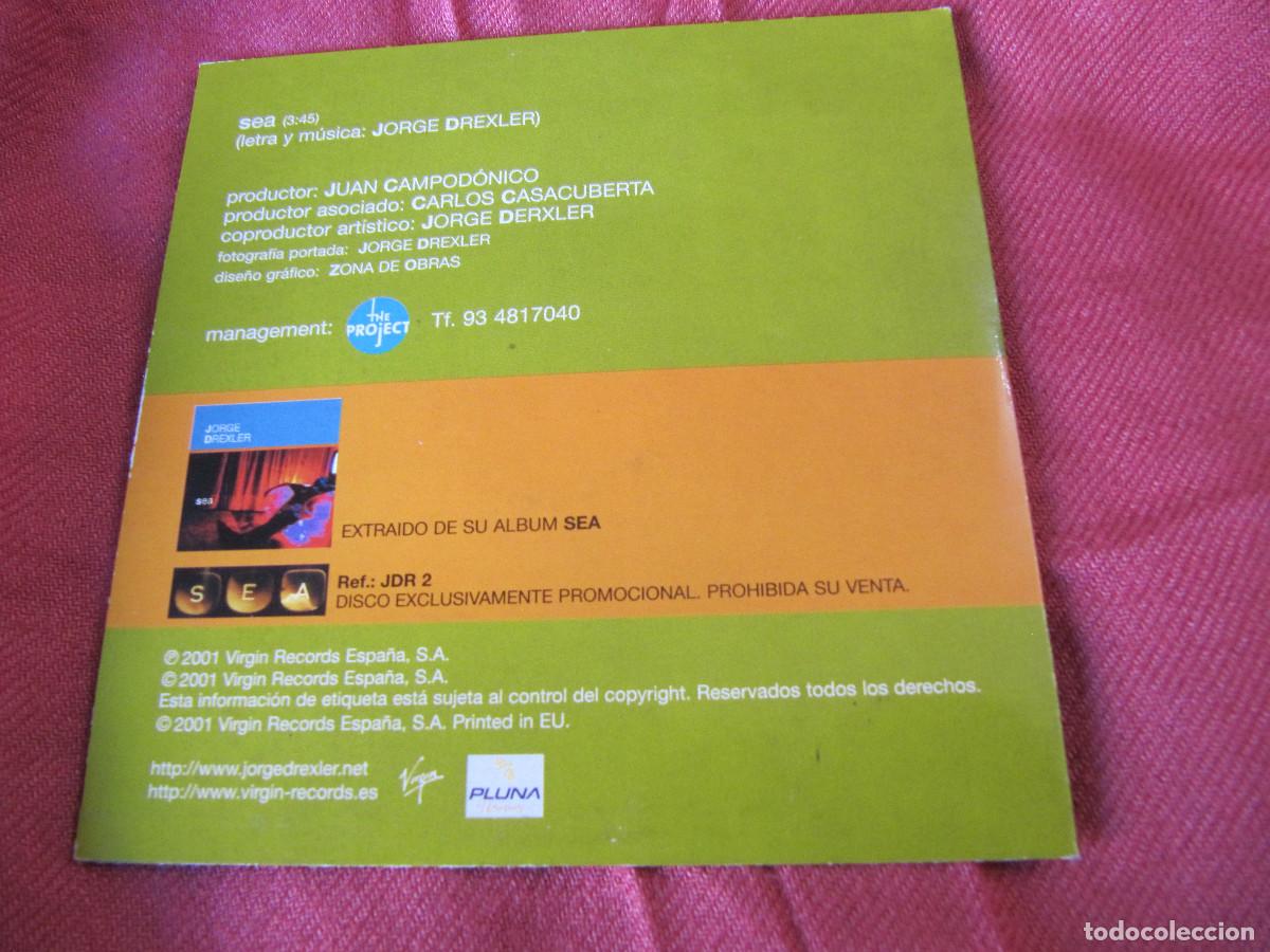CDs de m&uacute;sica: JORGE DREXLER - SEA - CD SINGLE - Foto 2