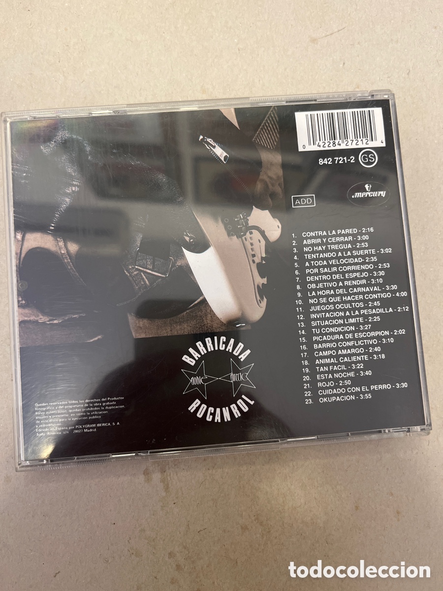 CDs de m&uacute;sica: Barricada &lrm;&ndash; Doble Directo Rocanrol - Foto 2