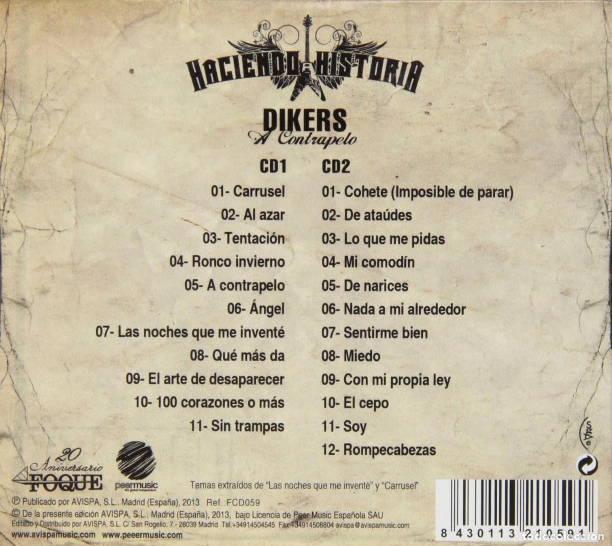 CDs de m&uacute;sica: Dikers - A Contrapelo (2xCD) *Precintado* - Foto 2