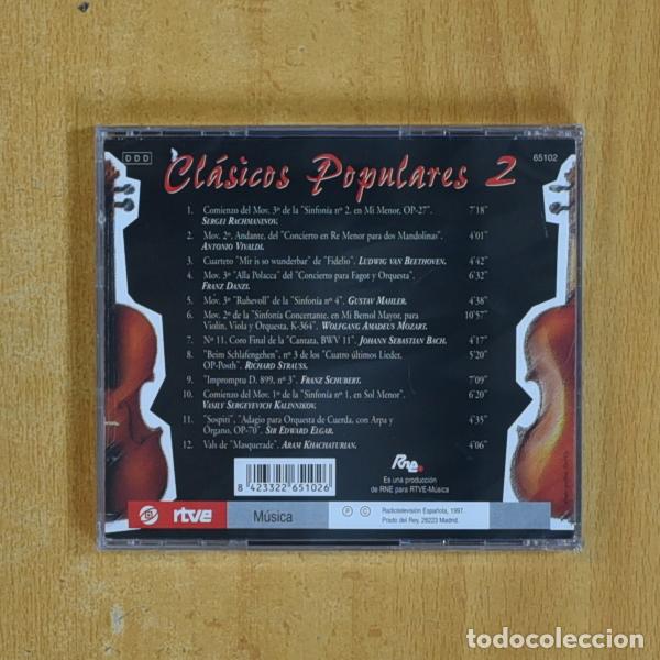CDs de m&uacute;sica: VARIOS - CLASICOS POPULARES 2 - CD - Foto 2
