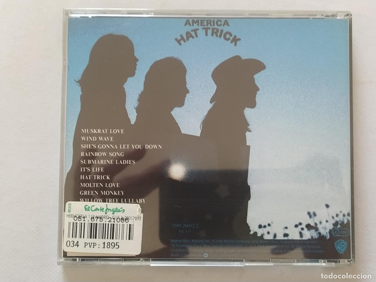 CDs de m&uacute;sica: CD AMERICA - HAT TRICK (104) - Foto 2