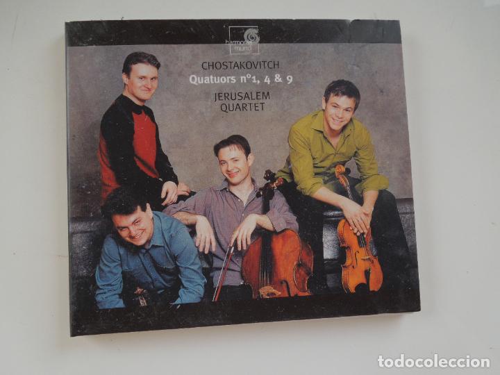 CDs de Musique: CHOSTAKOVITCH - QUATUORS N&ordm; 1,4,&9 - JERUSALEM QUARTET - CD+LIBRETO