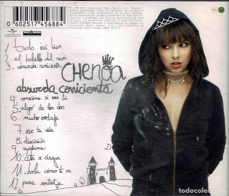 CDs de m&uacute;sica: Chenoa - Absurda Cenicienta. CD - Foto 2
