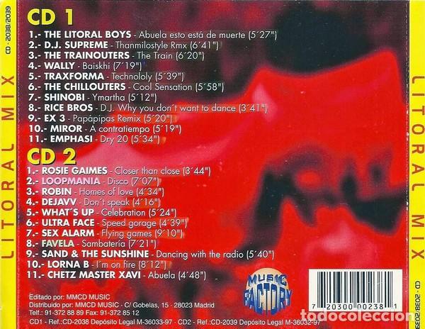 CDs de m&uacute;sica: Litoral Mix - Various &ndash; 2 x CD - PRECINTADO - Foto 2