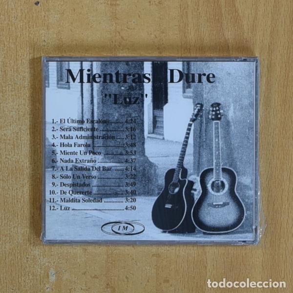 CDs de m&uacute;sica: MIENTRAS DURE - LUZ - CD - Foto 2