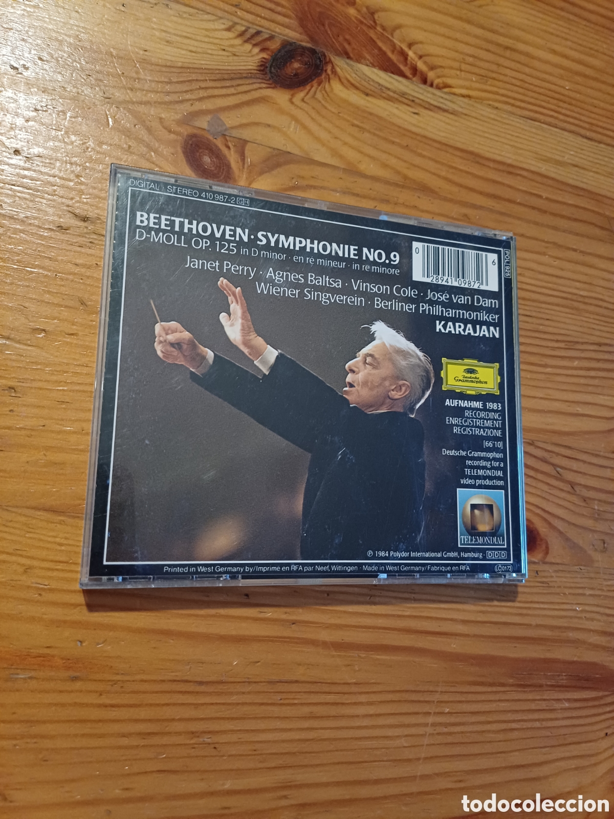 CDs de m&uacute;sica: Beethoven Symphonie 9 Karajan - Foto 2