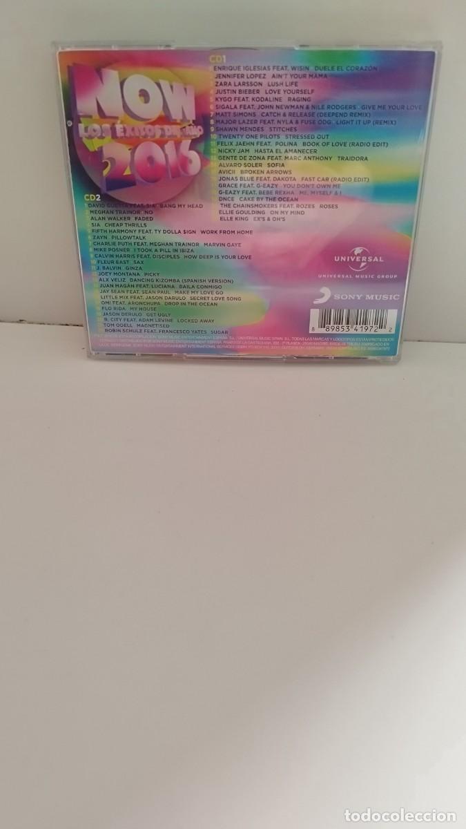 CDs de m&uacute;sica: Various &ndash; NOW: Los &Eacute;xitos Del A&ntilde;o 2016.Doble Cd - Foto 4