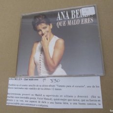 CDs de Música: - ANA BELEN - QUE MALO ERES -CD SINGLE PROMO CADENA 100