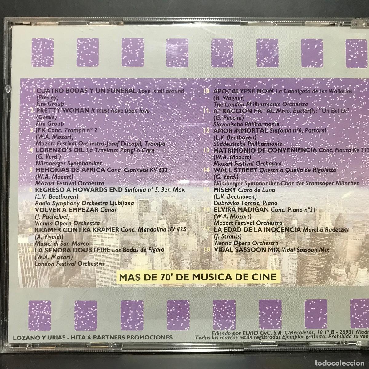 CDs de m&uacute;sica: Various ● Musica De Cine ● [CD] CD, Compilation, Promo - Foto 4